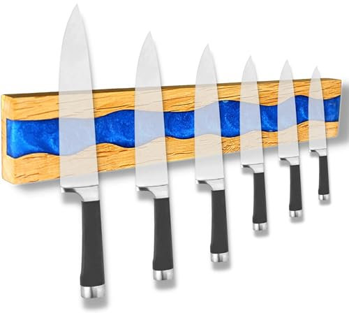 SKEM Antalya Barre à couteaux magnétique – Porte-couteaux magnétique – Aimant puissant – Barre magnétique pour ustensiles de gâteau