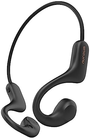 Nuroum OW10 Open-Ear Headphones Wireless, Bluetooth 5.3 Air Conduction Sports Earbuds, IPX6 Waterproof, Sweatproof, 10H Play for Running/Gym/Workout, Situational Awareness, Calling Noise Cancellation
