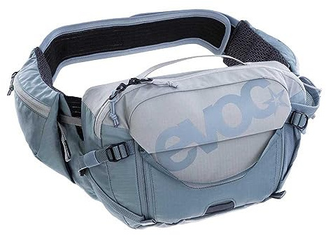 EVOC Unisex Hip Pack Hüfttasche, Stone - Steel, HIP PACK PRO Inkl. 1 5l Trinkblase EU