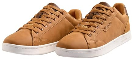Kappa Homme Tango Baskets, Yellow Tan Brown Brique, 45 EU