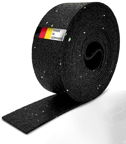 5000 x 50 x 3 mm Terrassenpad, Terrasenpads, Gummigranulat, Terrassenbau Rolle Streifen Terrasse Bautenschutzstreifen