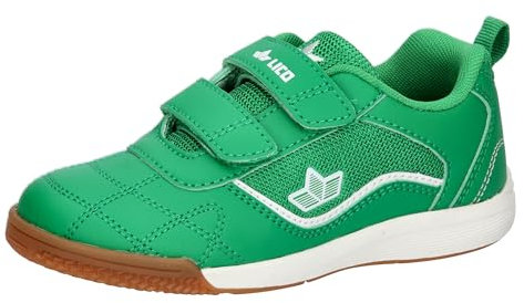 Lico Jungen Unisex Kinder Jaime V Hallenturnschuhe, Grün/Weiss, 29 EU