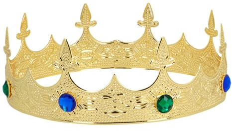 Boland - Krone für Faschingskostüme, Haarreif, Tiara, Zubehör für Hochzeit, JGA und Karneval