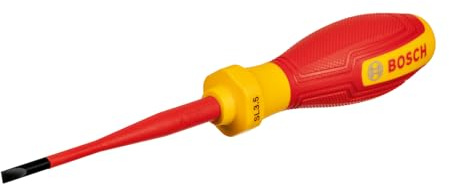 Bosch Professional VDE-skruvmejsel SL3.5x75x1000 (certifierad upp till 1 000 V, isolerad med polypropen (PP) och termoplastisk elast (TPE))