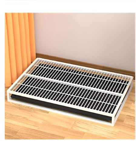 Generisch Hundetoilette, Trainingstablett für die Toilette, tragbares Hundetoilette für drinnen und draußen, Hundetoilette aus Edelstahl, 95 x 62 x 10 cm