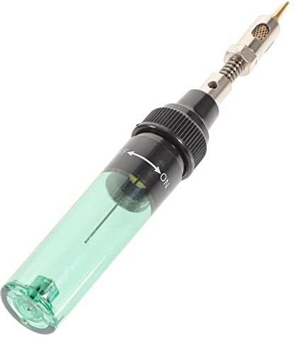 EXCEART Kit Saldatore Gas Portatile Con Torcia Butano Con Punte Intercambiabili Strumento Leggero e Resistente Per Riparazioni Elettroniche e Veicoli