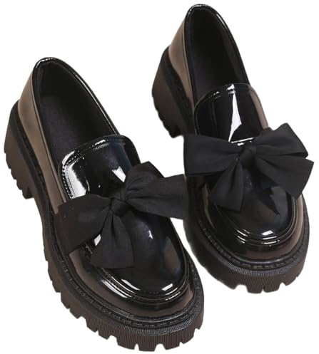 Mocasines de piel con forro de lana para mujer, suela gruesa, suaves, cálidos, sin cordones, tacón grueso, mocasines de tacón grueso, vestido de negocios, trabajo