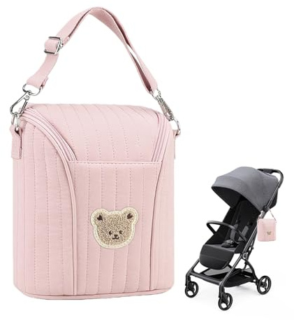 Kids Bottle Cooler Bag,Portable Insulated Cute with Handle - Kids Bottle Carrier Milk Storage Bag,for Breastmilk Food Storage Transport Daycare Stroller Outdoor Shopping
