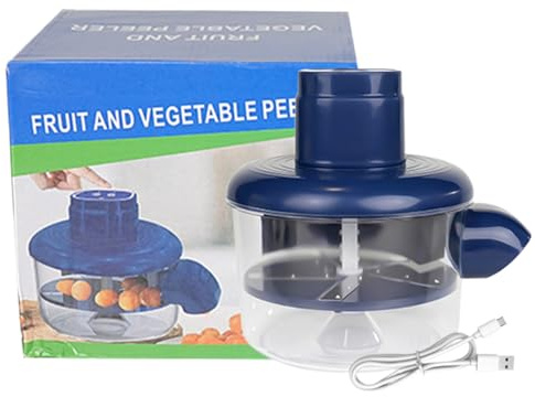 GjnjfdF Pelador De Verduras | Aparatos De Cocina Automáticos - Pelador Eléctrico De Ajo Y Tomate Cherry - Para Verduras Zanahoria Tomate Restaurante Hogar Casa