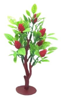 Arbre Fruitier De Taille Moyenne, 10 Pièces/10CM, Simulation D'arbre À Faire Soi-même Pour Accessoires | Modèle de simulation de bac à sable psychologique en option, fruits multiples, pommier