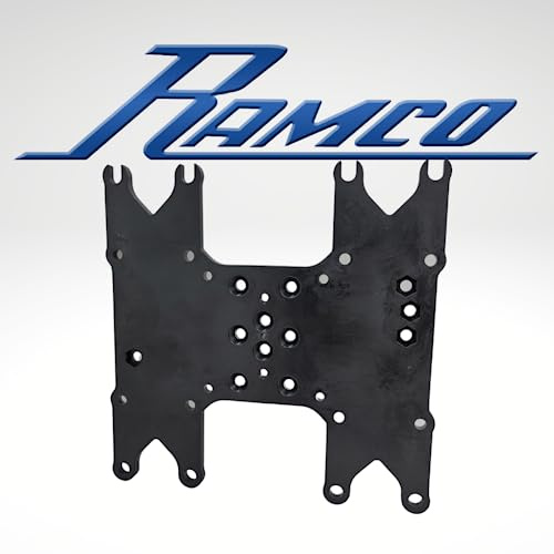 Moview 200x200mm VESA Plate - TV Mounting Accessory - Wall Mount - Black - 15-37 - 60 lbs Max Load