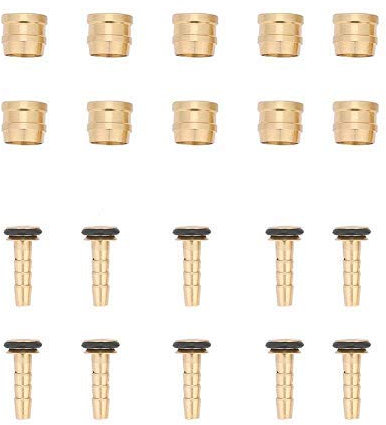 Broco Fahrradbremse Oliv, 10 Set Hydraulische Scheibenbremsschlauch Olive Steckverbindereinsatz for Tektro Ersatzteil