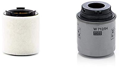 Original MANN-FILTER Luftfilter C 15 008 – Für PKW & Ölfilter W 712/94 – Für PKW