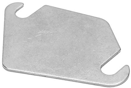 EGR Blind Plate, Piastra di chiusura EGR Guarnizione di chiusura EGR in acciaio inox con Guarnizione per 1.4 1.6 (senza foro)