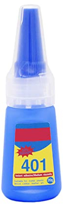 Super colla, 4 401 Colo liquido multiuso, adesivo liquido universale a secco istantaneo trasparente per materiali porosi incollati tessuto in pelle in legno (20g)