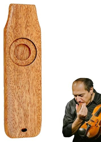 Vintage Holz - Patry Musikinstrument und Gitarre begleiten | Hölzerne Mundharmonika Mundflöte Musikinstrument