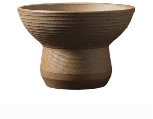 Vasi Fiori Interno Vasi vintage in ceramica a bocca larga, fioriere, vasi for piante, piante grasse, vasi da fiori in ceramica grezza, grandi con motivo a spirale, casa, giardino, ufficio Vasi da Fior