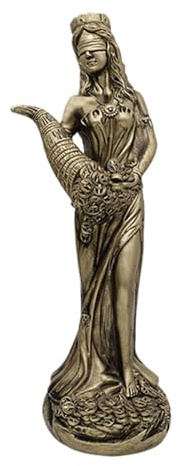 Dea della - Scultura portafortuna romana antica | Statua delle dee greche | Scultura, decorazione per la casa fortunata | statuetta artigianale di dee della |