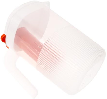 Mikinona brocca per acqua fredda di capacità Isolare caraffa per acqua con coperchio Brocca d'acqua frigo Birsa pentola con acqua fredda bottiglia d'acqua di raffreddamento pp bianca