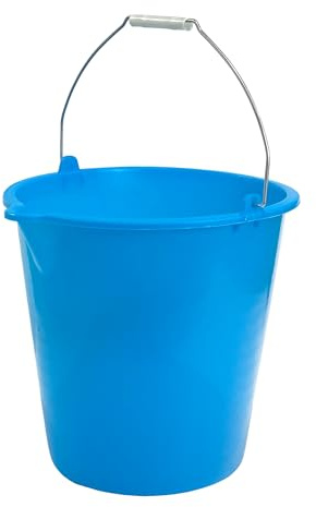 Sicignano | Secchio con Becco Graduato in Plastica – Colori Assortiti, Made in Italy, Multiuso per Casa, Pulizie, Giardinaggio (1, 12 Litri)