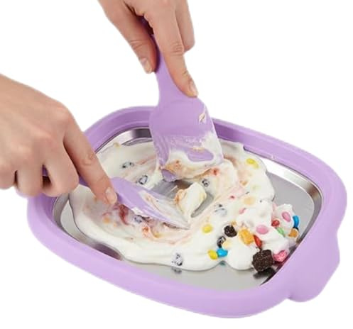 Rotolatrice – facile da usare per alimenti fai da te | Dispositivo da dessert fatto in casa per bambini, per soft, sorbetto, dessert, bambini, principianti, divertimento in famiglia, cucina e