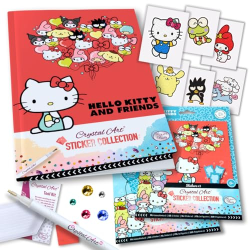Crystal Art Album adesivo Hello Kitty & Friends Sarter Pack