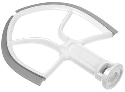 Frusta for impastatrice con bordo flessibile in plastica, compatibile impastatrici verticali sollevamento ciotola da 5 QT