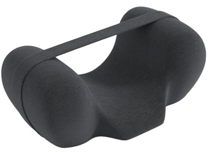 Jiuvaso Cuscino per dormire in posizione verticale, mantiene la testa dritta, le pieghe laterali durante il sonno, traspirante, confortevole, Grigio Scuro