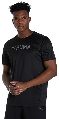 PUMA Herren Fit Logo Tee-Cf Graphic T-Shirt, Schwarz, S