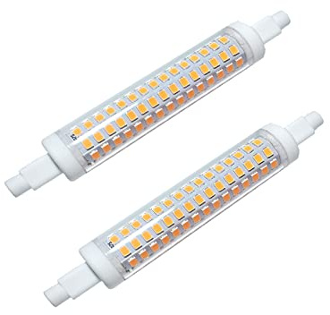 Y.W.Licht R7S 15W 118MM LED Lampe J118 4000K Neutralweiß Birne 220V Glühlampe Kein Flackern R7S Doppelsockel Linear Röhre Stablampe Ersatz für 150W Halogenlampe (2 Stück, Nicht Dimmbar)