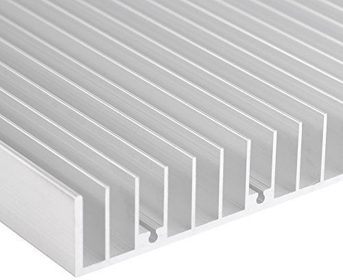 Disipador de Calor de Aluminio Grande Componente Electrónico 1Pc Disipador de Calor de Aluminio 300 * 140 * 20Mm Disipador de Calor de Enfriamiento para Luz LED de Alta Potencia