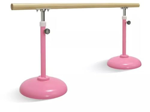 Ballettstange Mobile Ballettstange für Tanzräume im Haushalt, höhenverstellbar von 80–120 cm, ideale Wahl für Yoga und Pilates (Color : Pink, Size : 1M/3.3FT)