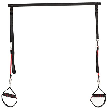 XHTLLO Pilates-Bar-Set Mit Widerstandsbändern, Mehrzweck-Yoga-Pilates-Bar, Verstellbares Heim-Gym-Pilates-Widerstands-Bar-Set, Yoga-Zugstangen-Set Für Pilates-Training(Konventionelle Tube 2 Tube)