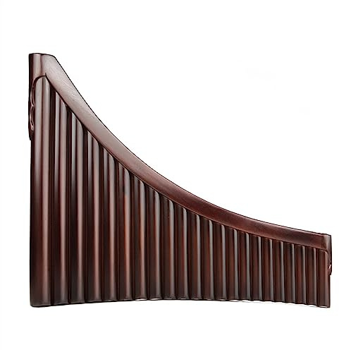 22 Pfeifen C Key Brown Panflöte Holzblasinstrument Anfänger Panflöte (Color : 22G Right Hand)