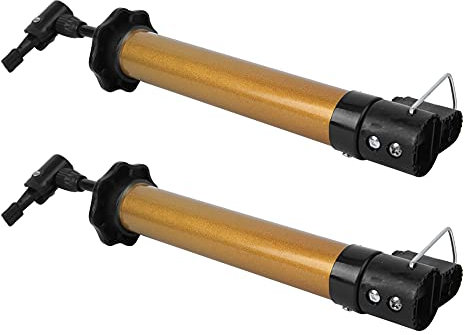 Ballpumpe, Fahrradpumpe mit Aufblasnadel, 2 Stück, Metall, Tragbarer Basketball-Inflator, Mini-Luftpumpe, Basketballpumpe für Kleines Fahrrad, Ball, Fußball, Volleyball, Aufblasbar