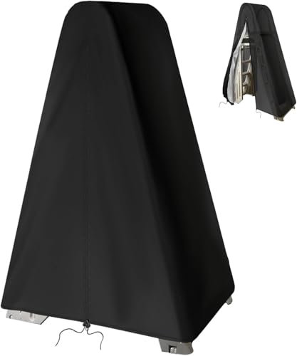 Copertura per scaletta per piscina, resistente copertura anti-UV 420D per 7200 roll guard fuori terra, patio, piscina, piattaforma scala, impermeabile, antipolvere, con cerniera e facile da usare