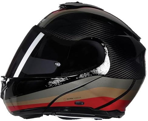NOLAN HELMET X-1005 ULTRA GRAN TOUR 347 L, Carbon/Stone/Ochre/Red