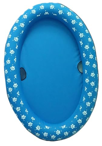 UPKOCH Piscina Hinchable para Mascotas Plegable Flotador Acuático para Perros y Gatos Piscina Portátil Azul para Verano y Exterior