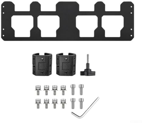Front Storage Bracket for Packout Toolboxes with Drill Mounting for Secure Attachment and Quick Access to Tools and Organizers