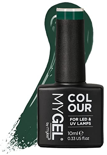 Mylee Gel-Nagellack 10 ml[Green Velvet] - UV/LED, Maniküre, Pediküre, für professionellen Gebrauch im Salon sowie zu Hause - Lang anhaltend und mühelos aufzutragen