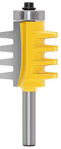 WSOOX 8mm Schaft Finger-Verleimfräser Wendbar Finger Klebstoff Gelenk Fräser Finger Joint Router Bit