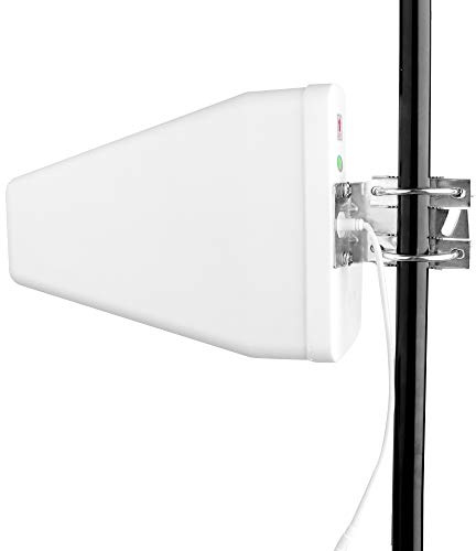 ZDTECH Directional Antenna Cell Phone Yagi Antenna 8 to 9dBi High Gain 3G/4G/5G/LTE Universal Fixed Mount Outdoor LPDA(698-4000 MHz)