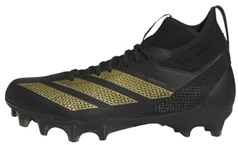 adidas Unisex-Adult Adizero Impact, Black/Gold Metallic/Black, 12.5