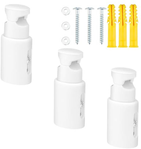 3 supporti di montaggio per radiatori, supporto per termosifoni da bagno, supporto di montaggio con distanza regolabile per radiatori da bagno dritti o curvi