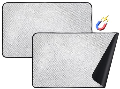 ZATOOTO Sonnenschutz Auto Seitenscheibe, Sonnenschutz Auto Magnetisch, Auto Fensterabdeckung Heckscheibe, Auto Scheiben Verdunklung, Groß, 90 * 52cm, 2 Stück