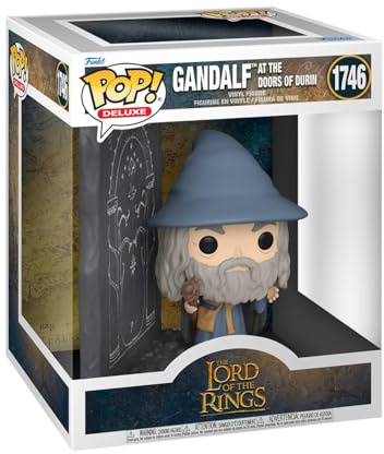 Funko POP! Deluxe: Lord of the Rings - Gandalf | Offizielles Fantasy Merch - Vinyl Sammelfigur als Regal Deko - Geschenkidee zum Geburtstag für Fans und Sammler