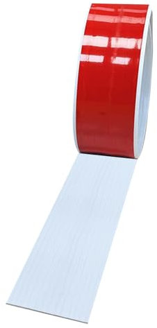PVC Floor Transition Strip, Self Adhesive Door Threshold, Tile to Laminate Transition Strip Profile Flooring Edge Trim (White, 5m*5cm)