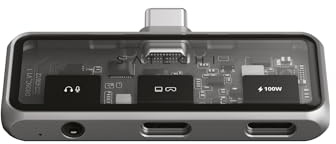 Satechi Mobile XR -USB-C-hubb med ljudåtergivning, stjärngrå