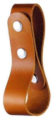 Flkiglm 2 Stück Leder Peitschenholster, Handgefertigter Gürtel Peitschen-Halter, PU Leder Peitsche Holster Gürtel Peitschen, Langlebiger Und Verstellbarer Lederpeitschenhalter