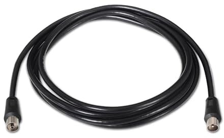 Watio Wave Cable antena tv - cable de 75 ohm, con conector macho y hembra, longitud de 1.8 m, ideal para mejorar la señal de televisión.*